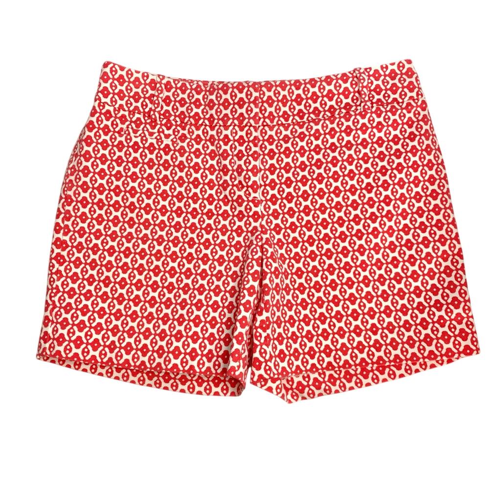 LOFT Pink Patterned Riviera Shorts Size 2